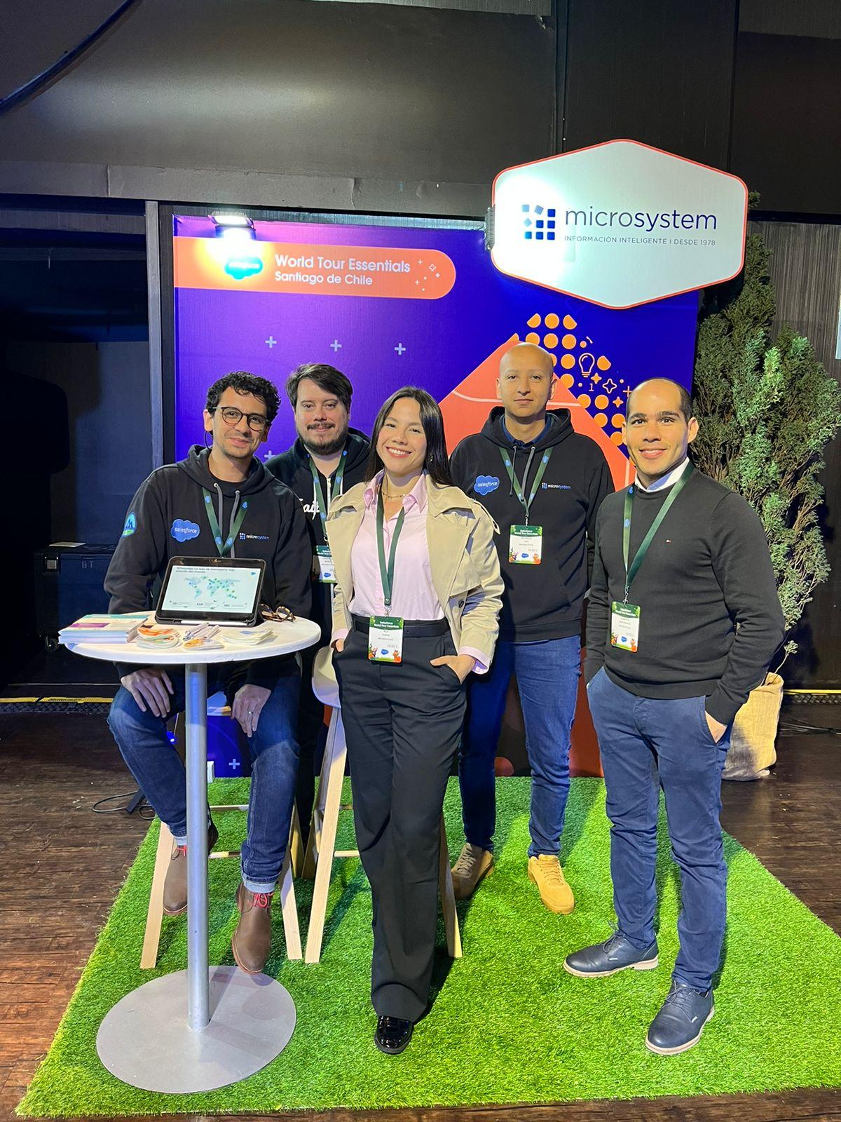 Microsystem sponsor oficial en el World Tour Essentials Santiago de Chile de Salesforce