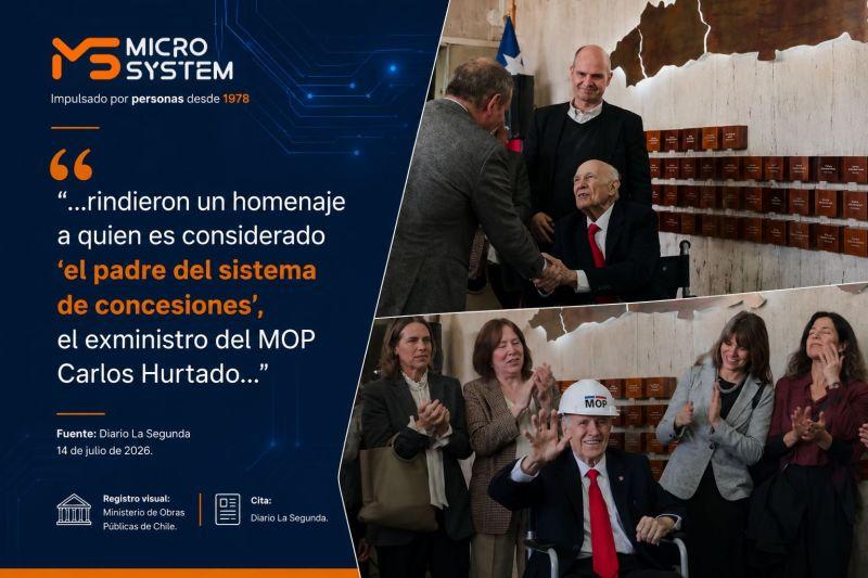 Carlos Hurtado Ruiz-Tagle participa en la conmemoración de los 33 años del Sistema de Concesiones