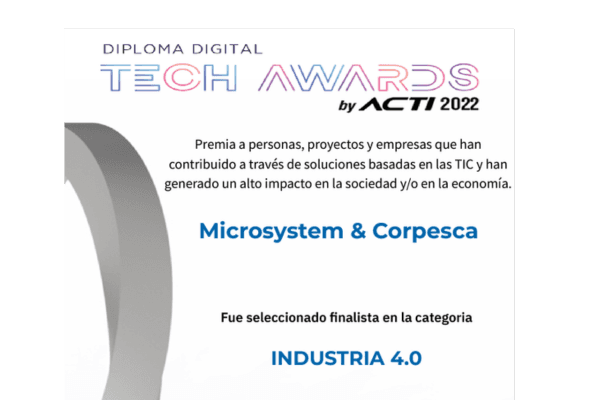 ¡Microsystem finalista Tech Awards!